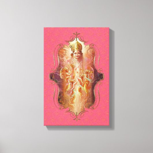 De mystiek van India 41 - omhulde canvas Afdruk (Voorkant)