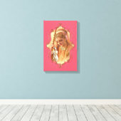 De mystiek van India 43 - omheind canvas (Insitu (Houten vloer))