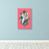 De mystiek van India 45 - omhulde canvas Afdruk (Insitu (Houten vloer))