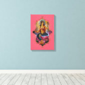 De mystiek van India 46 - omheind canvas (Insitu (Houten vloer))