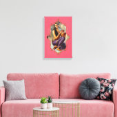 De mystiek van India 47 - omcirkeld Canvas Afdruk (Insitu (Woonkamer))