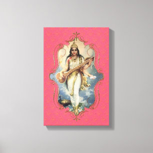 De mystiek van India 48 - omgepakt Canvas Afdruk