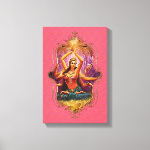 De mystiek van India 53 - omgepakt Canvas Afdruk