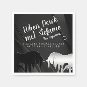 De mystieke eenhoornbruiloft (wanneer de echtgenoo servet