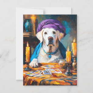 De Mystieke Hond Grappige Waarzeggende Hond Briefkaart