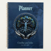 De mystieke Keltische Levensboom Planner (Voorkant)