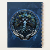 De mystieke Keltische Levensboom Planner (Achterkant)