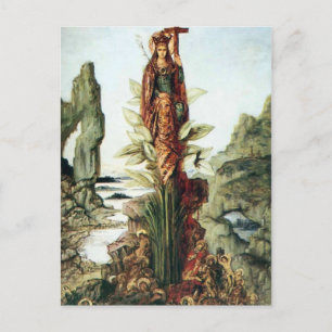 De mystieke ventilator van Gustave Moreau Briefkaart