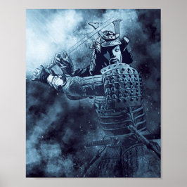 De Mythic Legendary RONIN Warrior van SAMURAI Poster