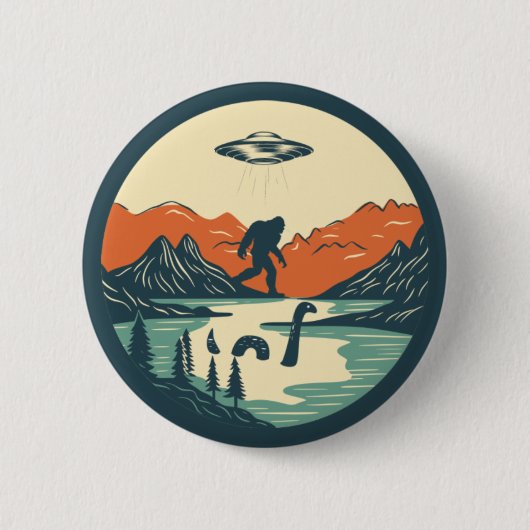 De mythische achtergrond Button (Voorkant)