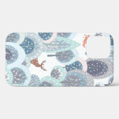 De naadloze winter met abstracte vlakke handdra Case-Mate iPhone case (Achterkant (horizontaal))