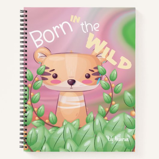 De naam Adventure Notitieboek Tiger Cup (Voorkant)