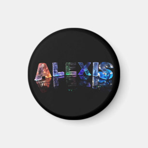 De naam Alexis in Lights Magneet