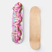 De naam Elizabeth op graffiti Skateboard (Voorkant)
