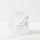 De naam Floral Frosted Mok personaliseren (Voorkant links)