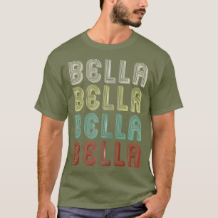 De naam is Bella in Retro  Disco Funny T-shirt