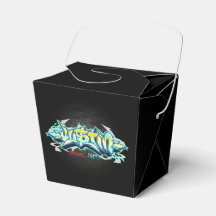 De naam Justin in graffiti