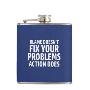 De naam lost uw problemen niet op Actie doet Heupfles