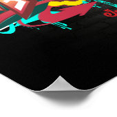 De naam Noah op graffiti Poster (Hoek)