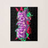 De naam Taylor in graffiti-Puzzle Legpuzzel (Verticaal)