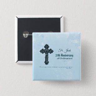 De Naam van de douane & de Ordening van het Jaar Vierkante Button 5,1 Cm