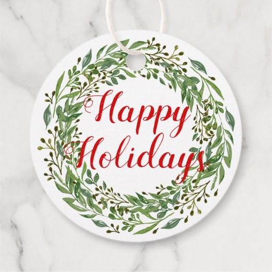 De Naam van de Familie van de douane Wish en Wreat Bedankjes Labels (Achterkant)