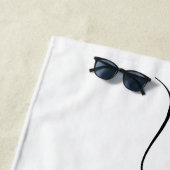 De naam van het Manuscript van Cute Trendy Persoon Strandlaken (In situ)