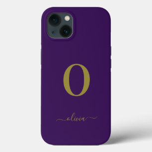 De Naam van het Manuscript van Monogram Personeel iPhone 13 Hoesje