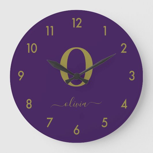 De Naam van het Manuscript van Monogram Personeel Grote Klok (Voorkant)