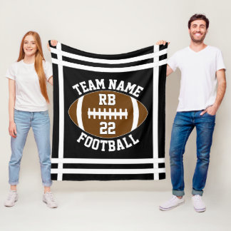 De Naam van het Team van het football, de Positie Fleece Deken