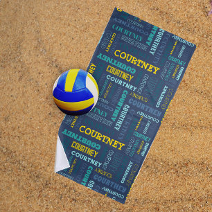 De naam van uw (gemiddelde lengte) is hier alles o strandlaken