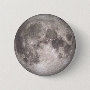 De naaste kant van de maan (landschap) ronde button 5,7 cm