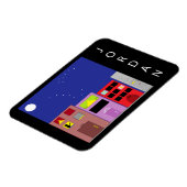 De nacht in de stad: magneet (Linkerzijde)