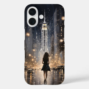 De nacht in New York: de energie van de stad. Hoes