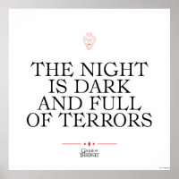 De nacht is donker en vol met Terrors