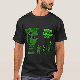 De nacht van de levende doden vintage t-shirt