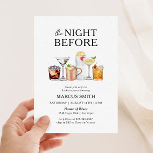 De Nacht Voor de Bachelorfeest Kaart