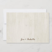 De nacht voor het eten van bier en wijn aankondiging (Achterkant)