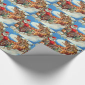 De nacht voor Kerstmis Cadeaupapier (Hoek)