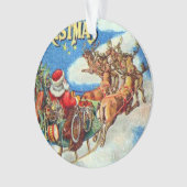 De nacht voor Kerstmis Ornament (voorkant)
