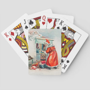 De nacht voor Kerstmis Pokerkaarten