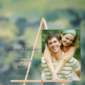 De Nacht Voor Met Foto Voor Huwelijksrepetitie Acryl Bord (Neutraal)