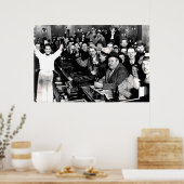 De nacht waarop het verbod is afgelopen poster (Keuken)