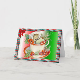 De nacht Zoete muis van de nacht! Feestdagen Kaart