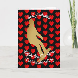 De Nachten van Valentijn zijn te Donker voor Feestdagen Kaart