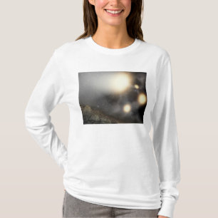 De nachthemel zoals gezien vanuit een hypothetisch t-shirt