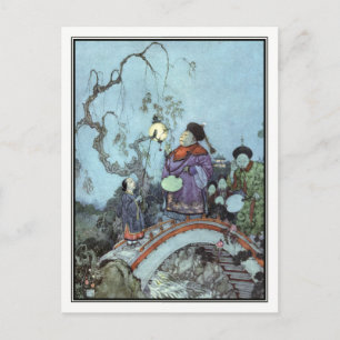 De nachtingale van Edmund Dulac Briefkaart