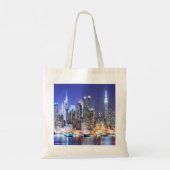 De nachtlichten van de stad tote bag (Achterkant)