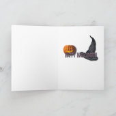 De Nachtmerrie van Halloween - Poedel - Chocolade Kaart (Binnen)