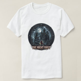 De Nachtploeg Donkere Gotische Kasteel & Volle Maa T-shirt